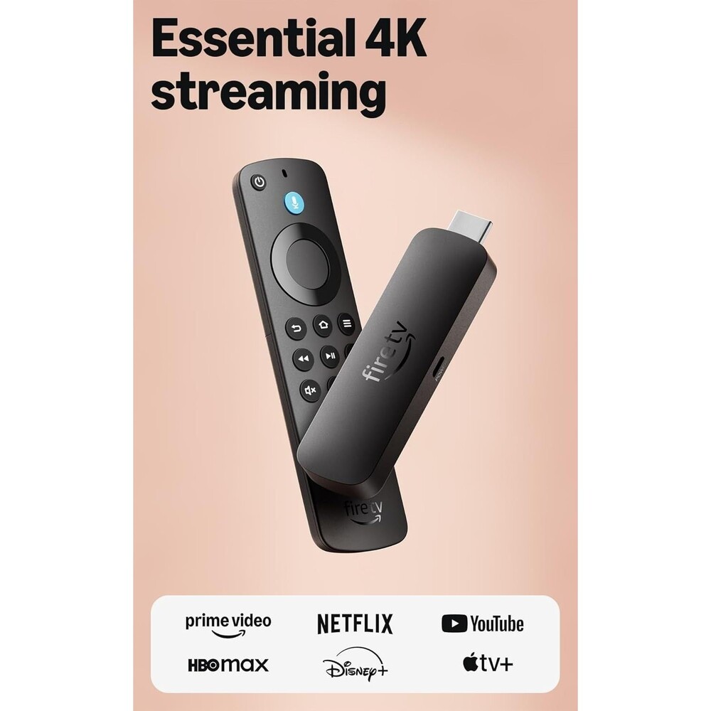 Amazon Fire TV Stick 4K (2024) Wi‑Fi 6 Streaming Media Player with Alexa Remote